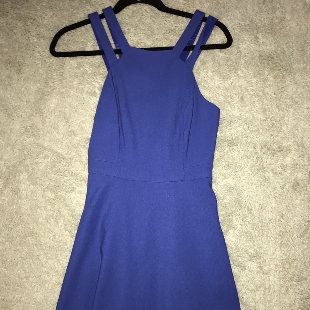 BCBG blue strappy dress!